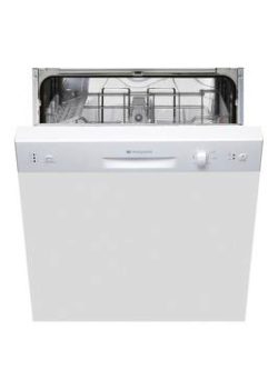 Hotpoint Aquarius Lsb5B019W 13-Place Full Size Built-In Dishwasher - White